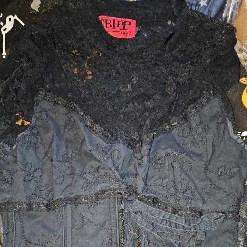 Tripp NYC corset style top sz small
